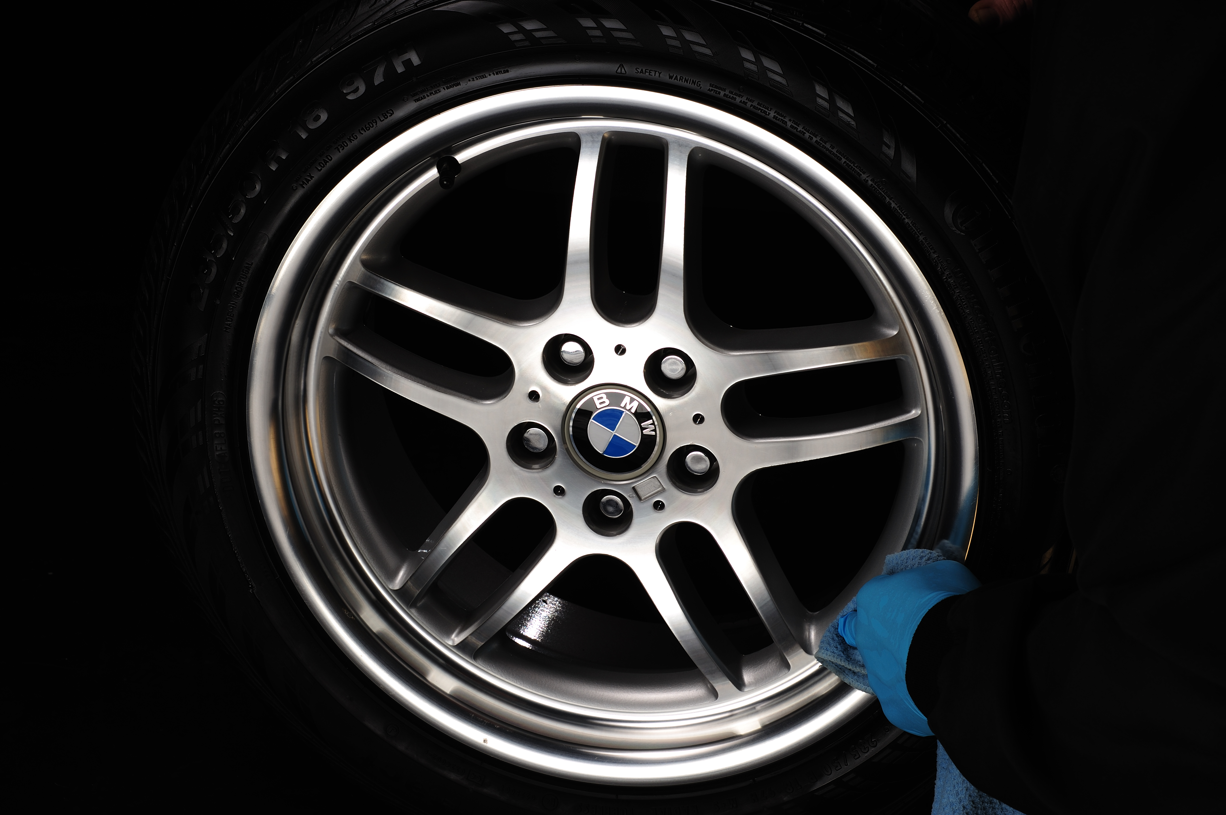 Detailed View of a Classic Car, Detail of Wheel Zone, Tire and